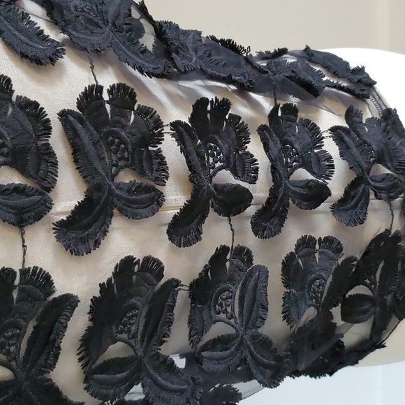 H & M black sheer  fabric top size 2 new with tags - Picture 7 of 8